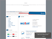 Tablet Screenshot of mosur.pl
